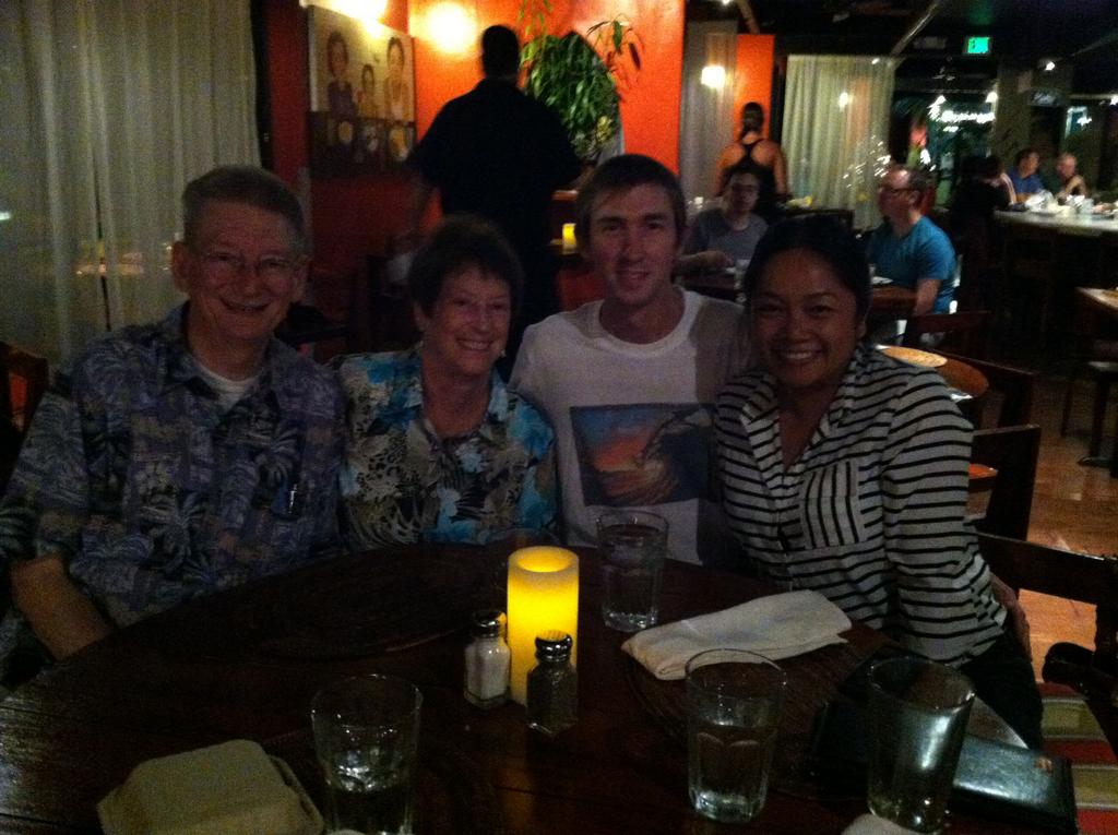 Left to right: Charles, Helen, Matt, and Jade.