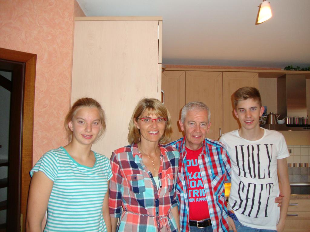 Benita (15), Beatrix, Peter, Niels (15). Peter and Beatrix showed us many fascinating sites in the Bochum area, near D&uuml;sseldorf.