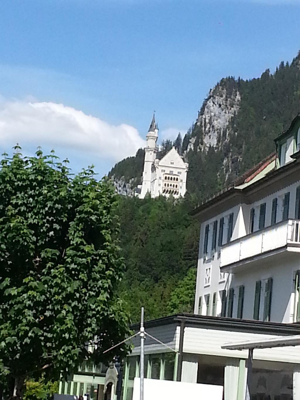 Schloss Neuschwanstein viewed from across the valley.