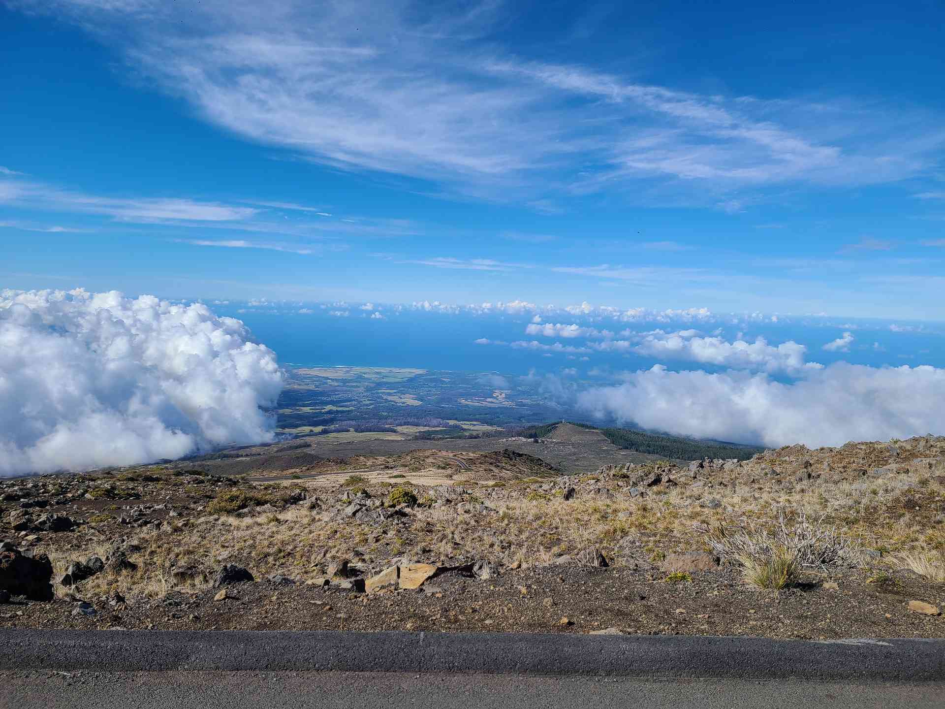 As usual, we are high above the clouds.