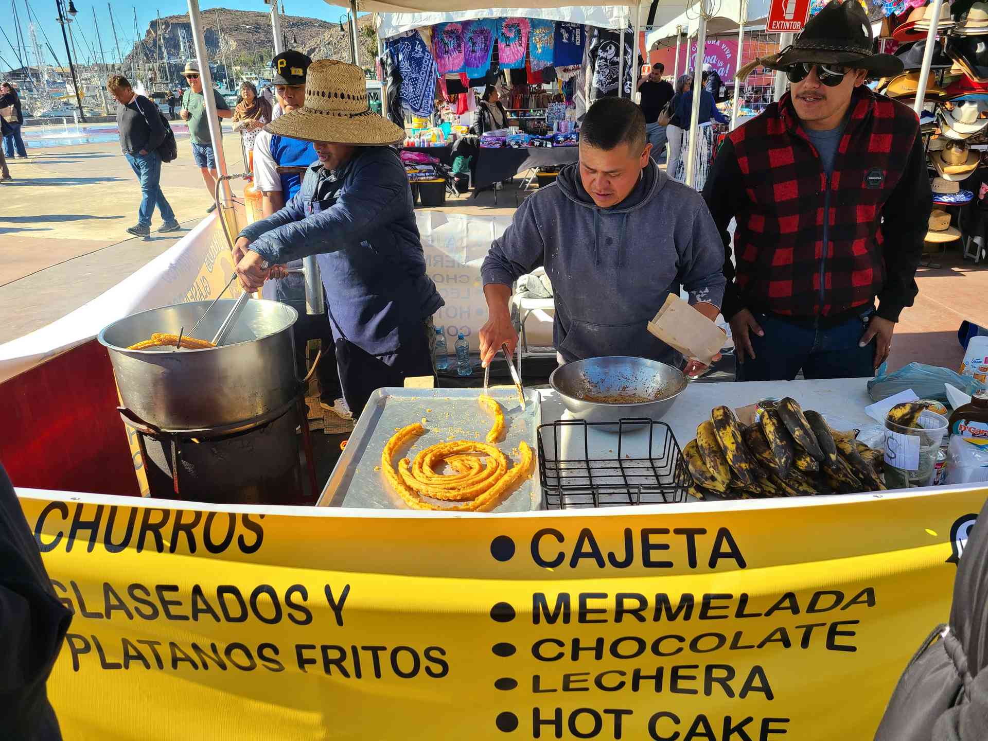 I was the only one craving a Churro! Since the others had never tried one, I bought enough for the whole group. We all agreed they were fantastic!