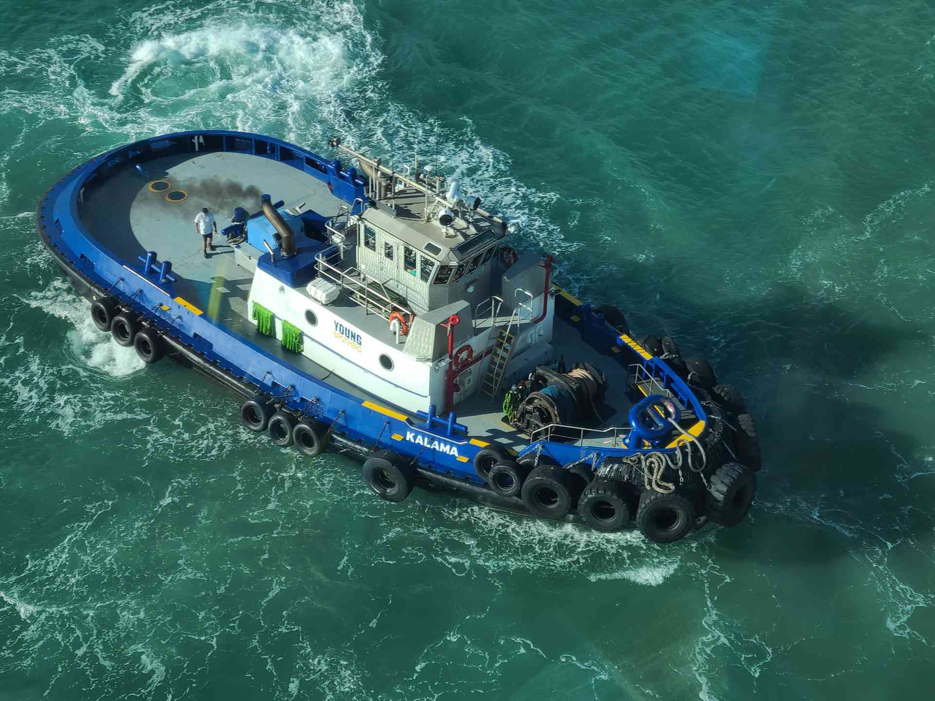 Since they never actually touched the ship, I assume they were just on standby for safety!