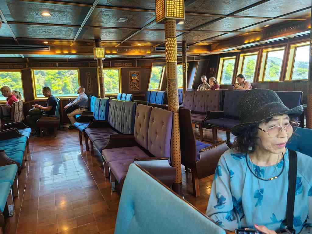 Interior of the pirate ship.