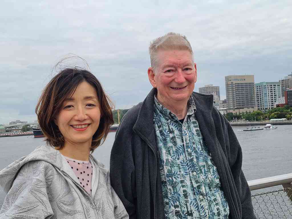 Miwa & Charles reunited on the beautiful Yokohama waterfront!